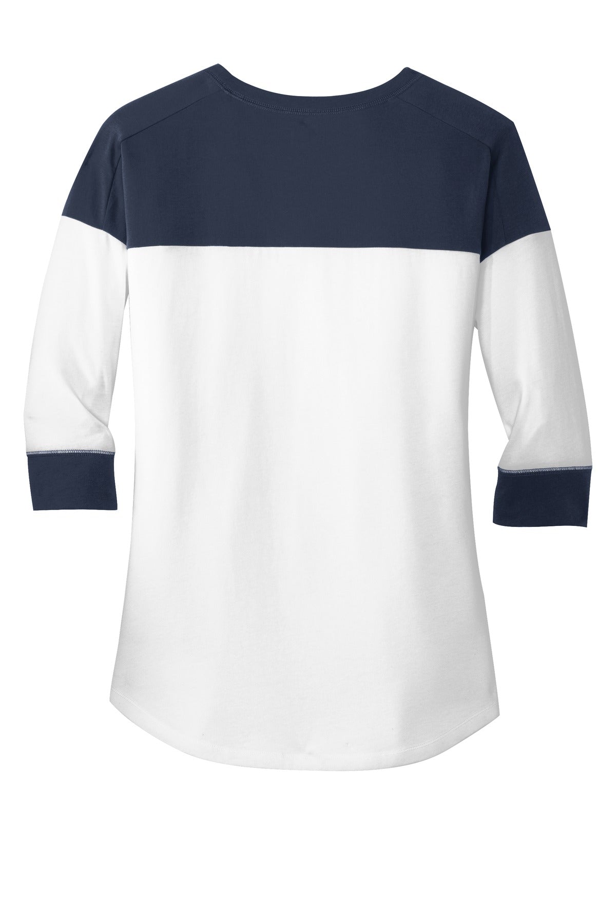 New Era  Women's Heritage Blend 3/4-Sleeve Baseball Raglan Tee - True Navy/ White