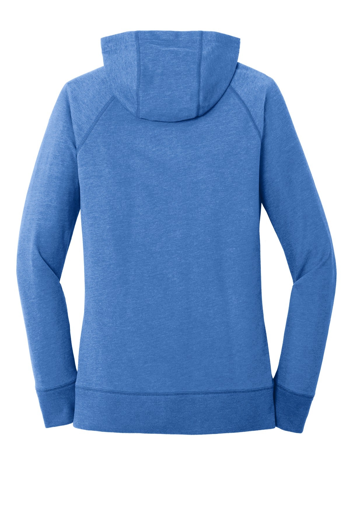 New Era Women's Sueded Cotton Blend Full-Zip Hoodie - Royal Heather