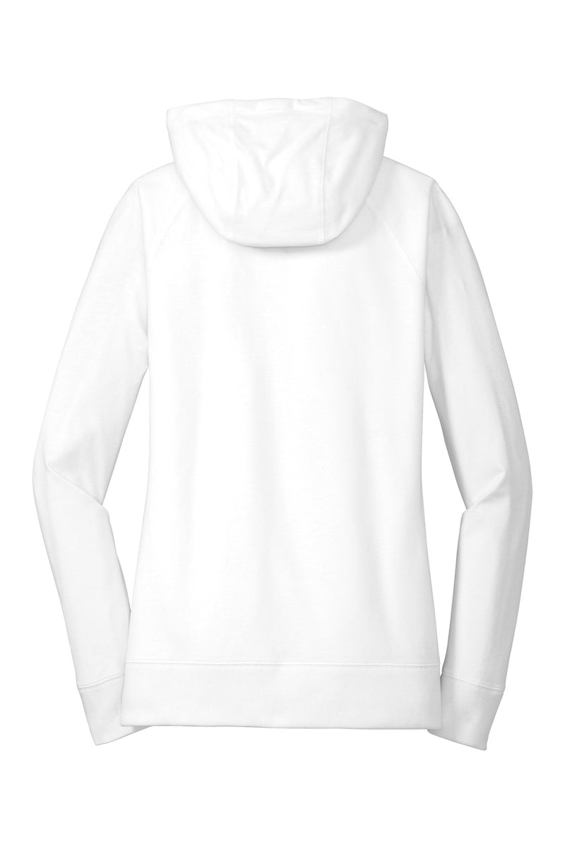 New Era Women's Sueded Cotton Blend Full-Zip Hoodie - White