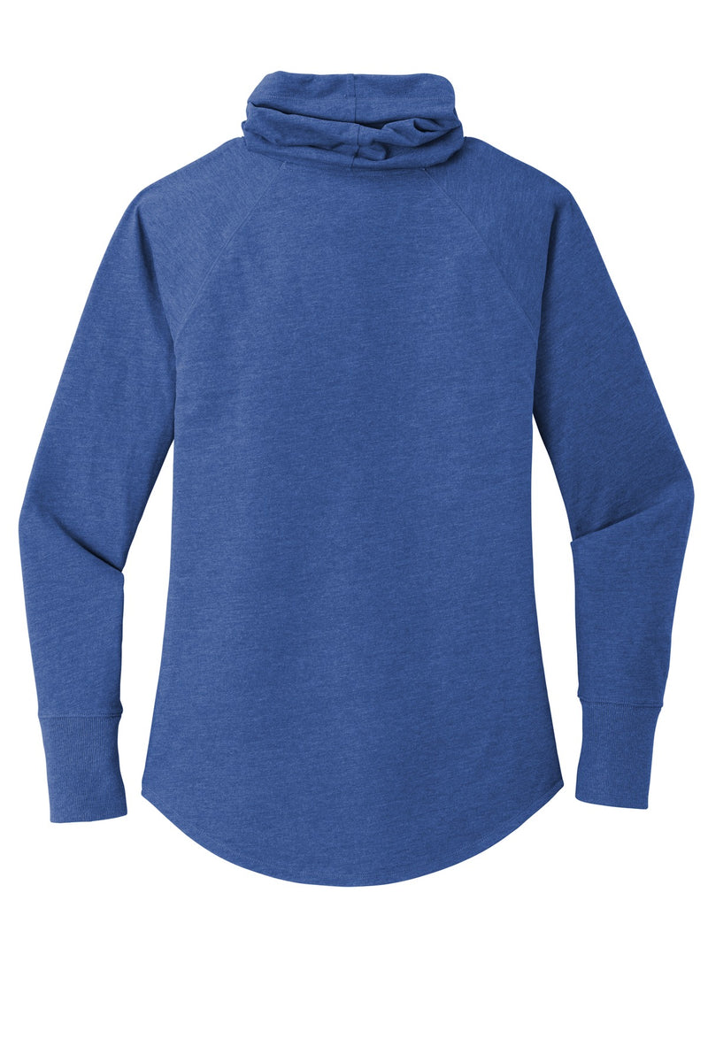 New Era  Women's Sueded Cotton Blend Cowl Tee - Royal Heather