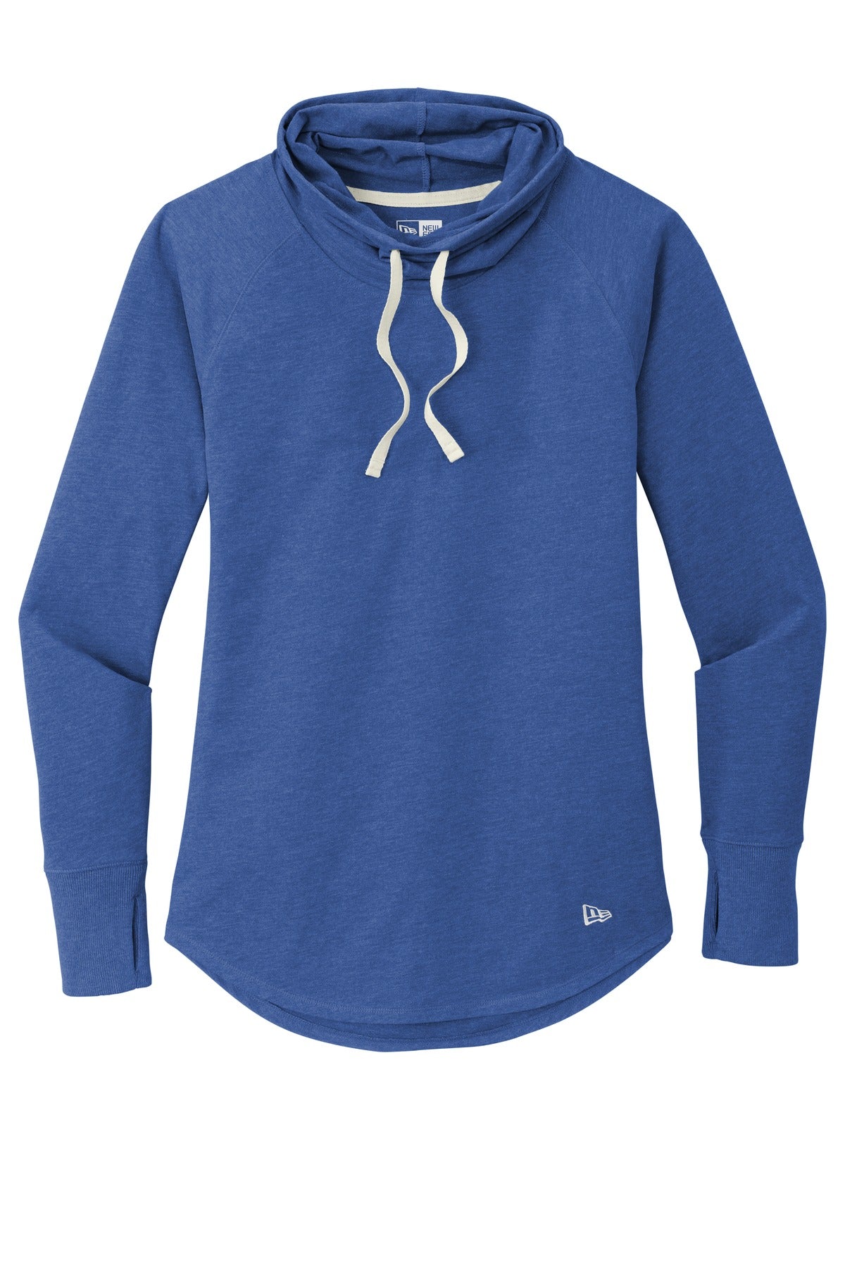 New Era  Women's Sueded Cotton Blend Cowl Tee - Royal Heather