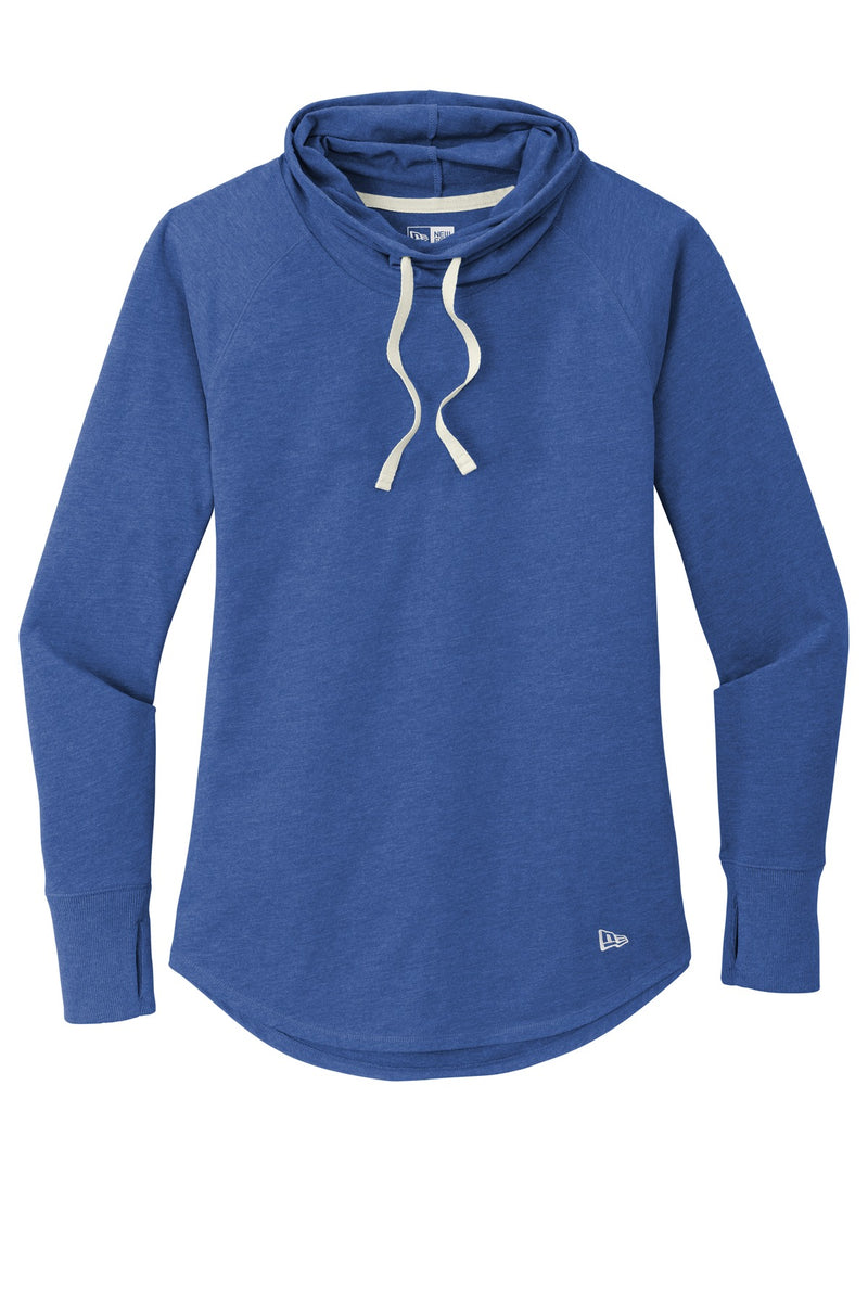 New Era  Women's Sueded Cotton Blend Cowl Tee - Royal Heather