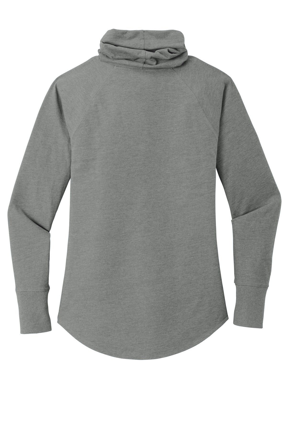 New Era  Women's Sueded Cotton Blend Cowl Tee - Shadow Grey Heather