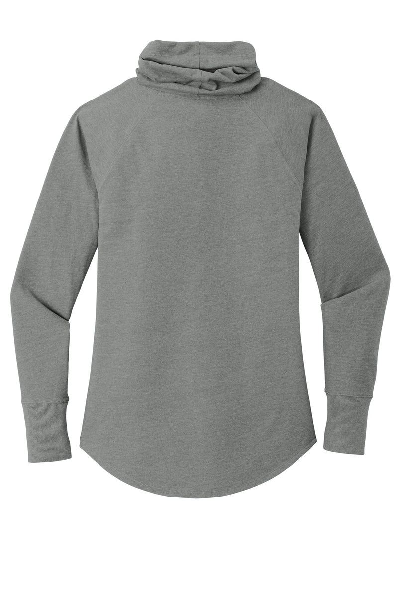 New Era  Women's Sueded Cotton Blend Cowl Tee - Shadow Grey Heather