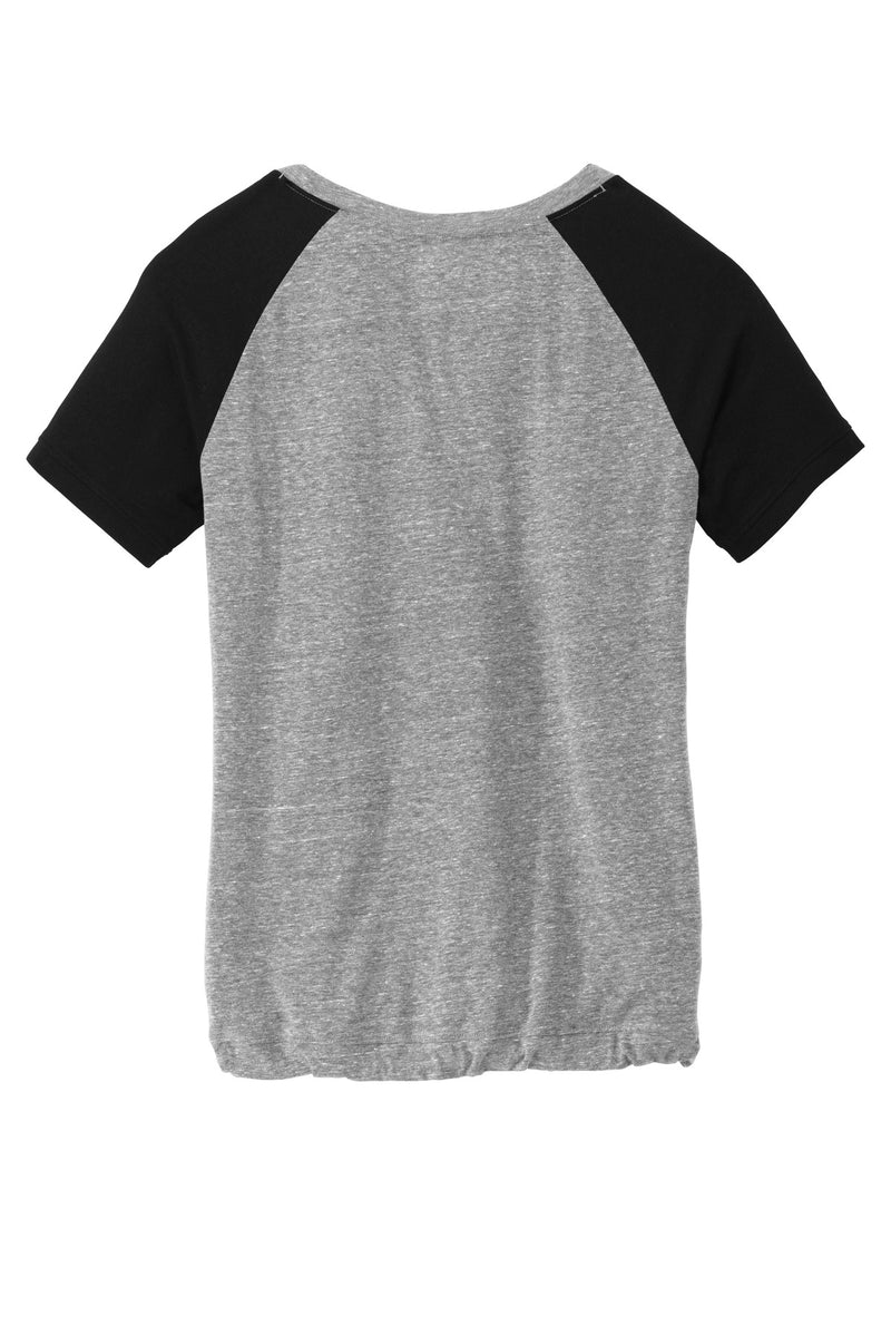 New Era  Women's Tri-Blend Performance Cinch Tee - Shadow Grey/ Black