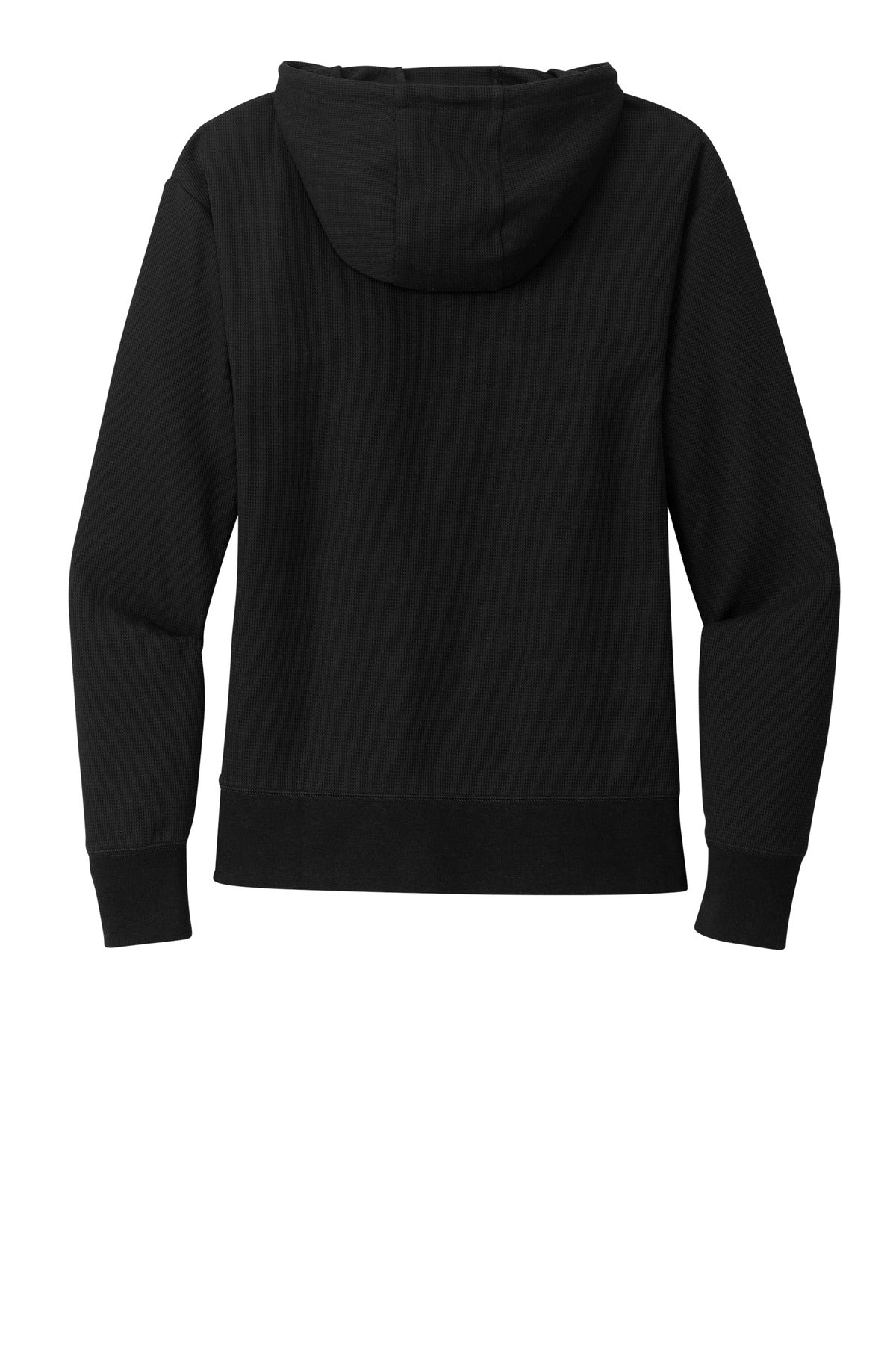 New Era Women's Thermal Full-Zip Hoodie - Black
