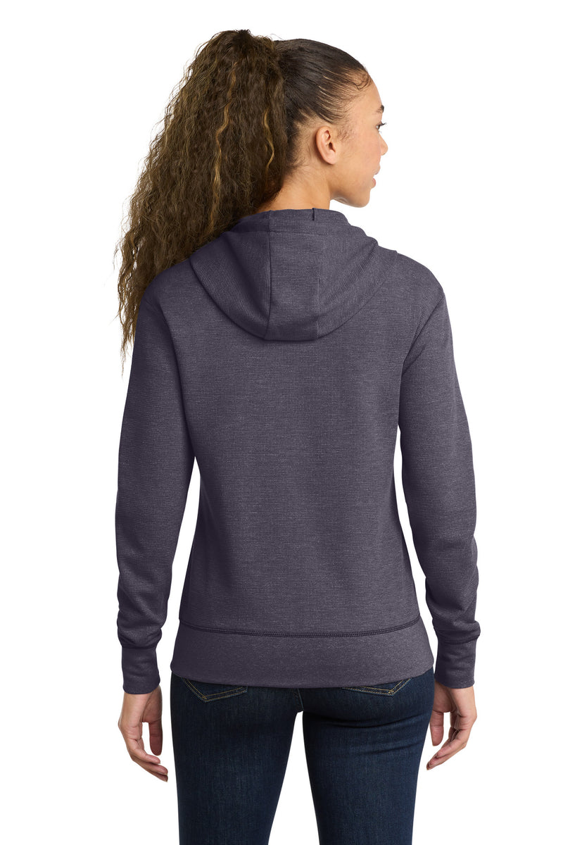 New Era Women's Thermal Full-Zip Hoodie - True Navy Heather