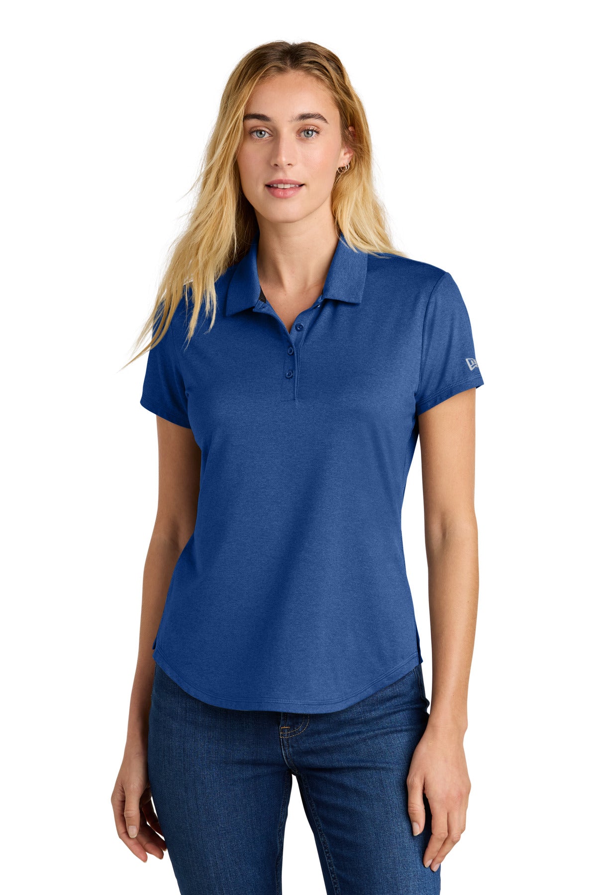 New Era Women's Power Polo - Royal Heather