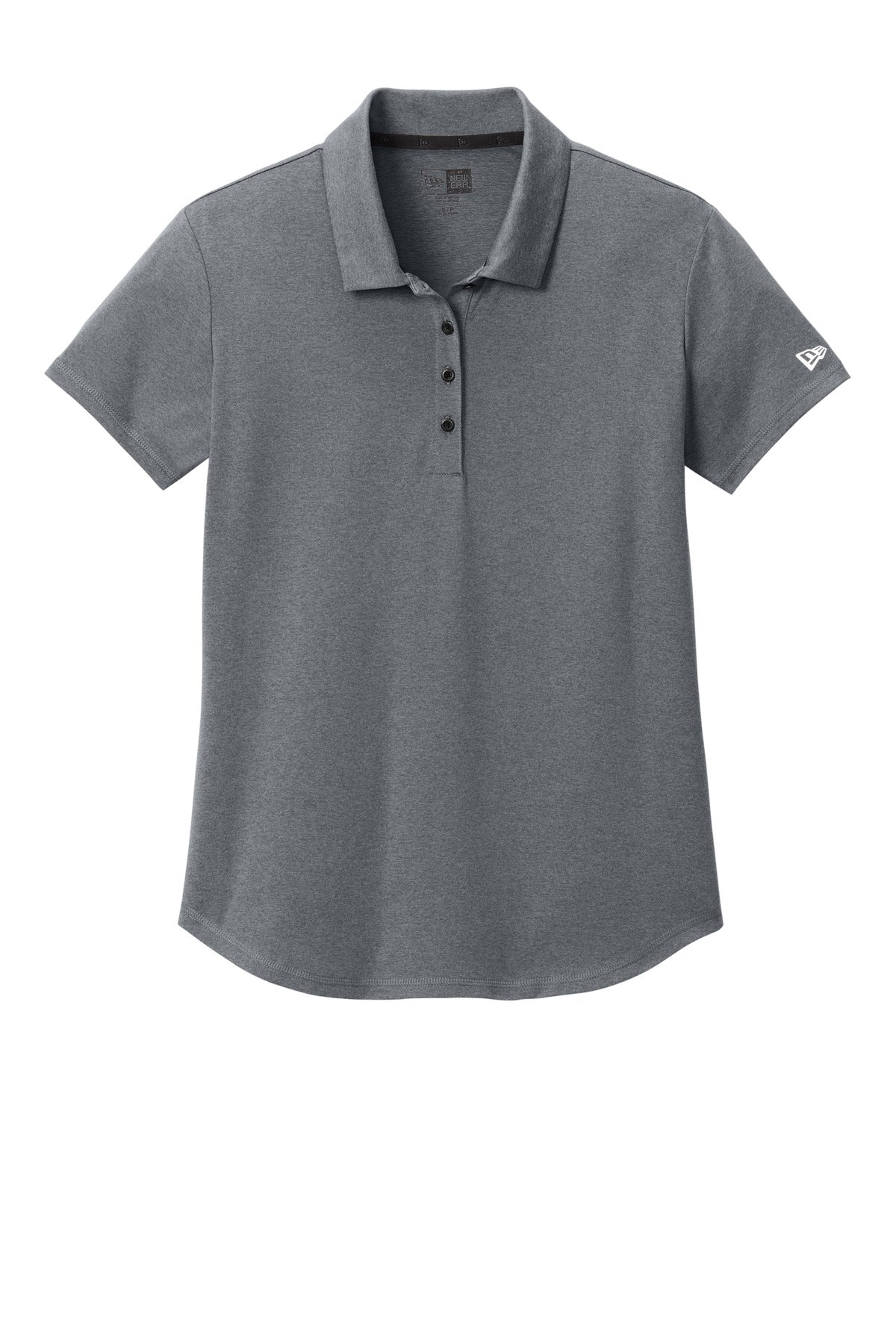 New Era Women's Power Polo - Shadow Grey Heather