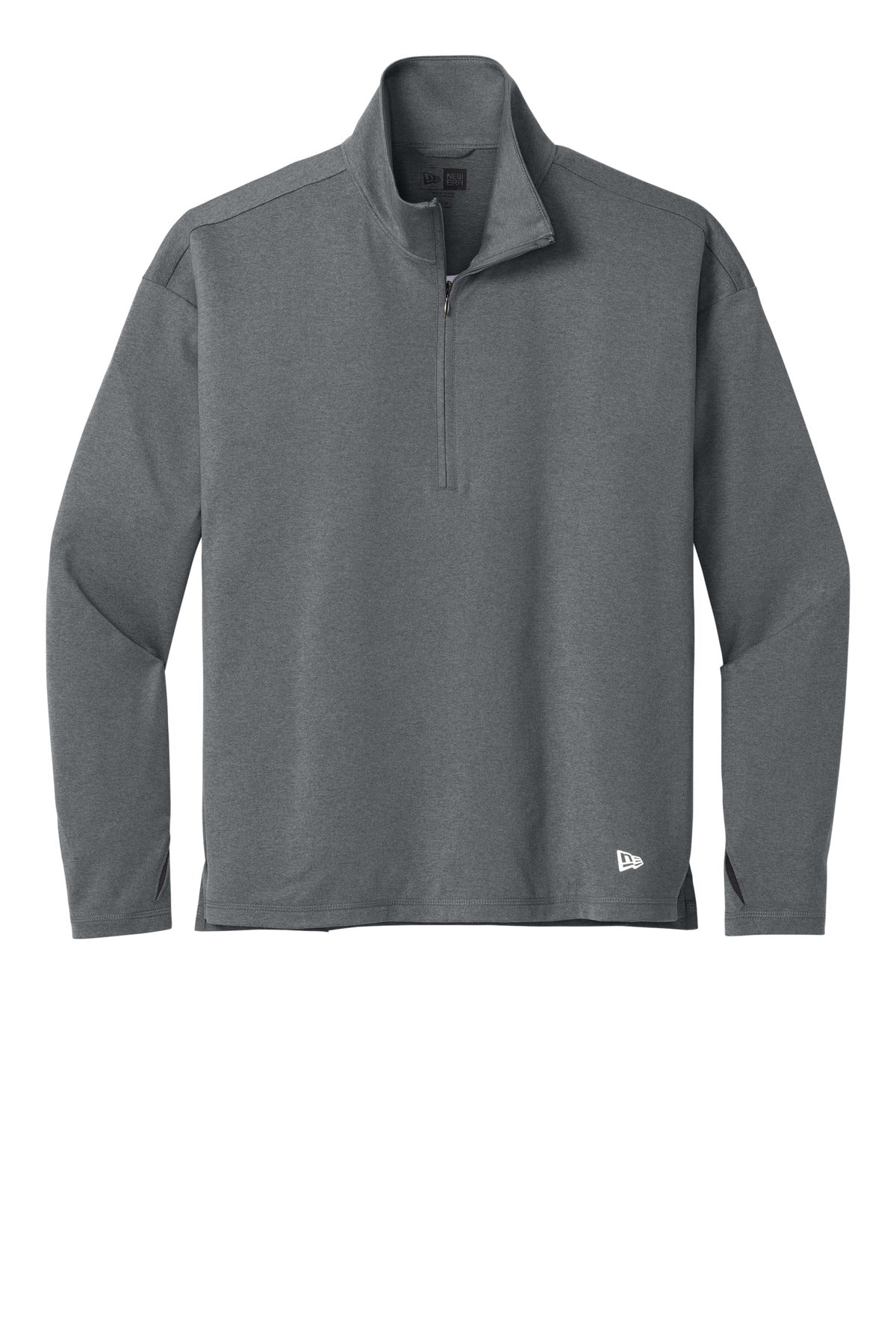 New Era Women's Power 1/2-Zip - Shadow Grey Heather