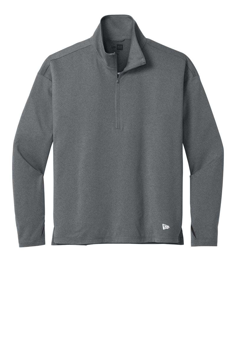 New Era Women's Power 1/2-Zip - Shadow Grey Heather
