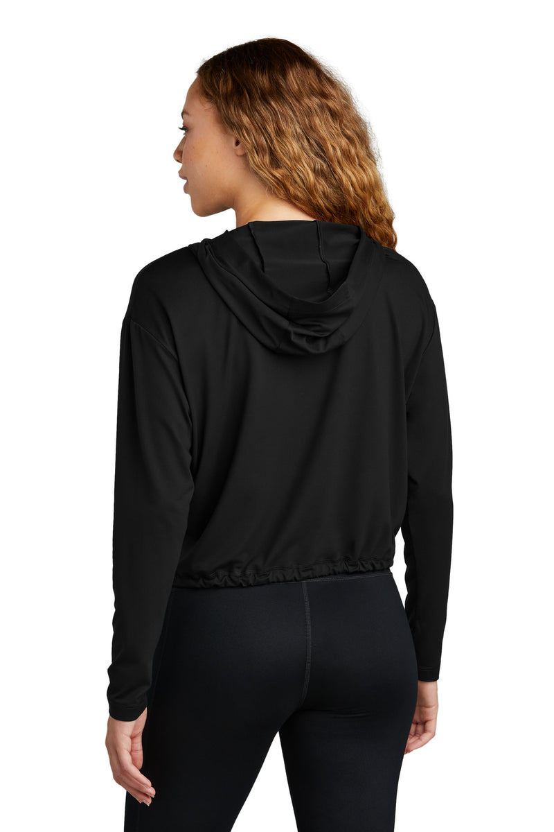 New Era Women's Power Long Sleeve Hoodie - Black