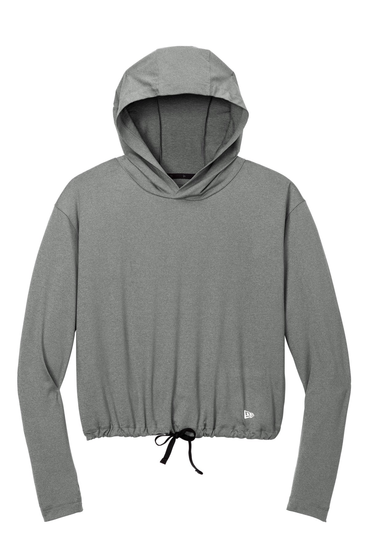 New Era Women's Power Long Sleeve Hoodie - Shadow Grey Heather