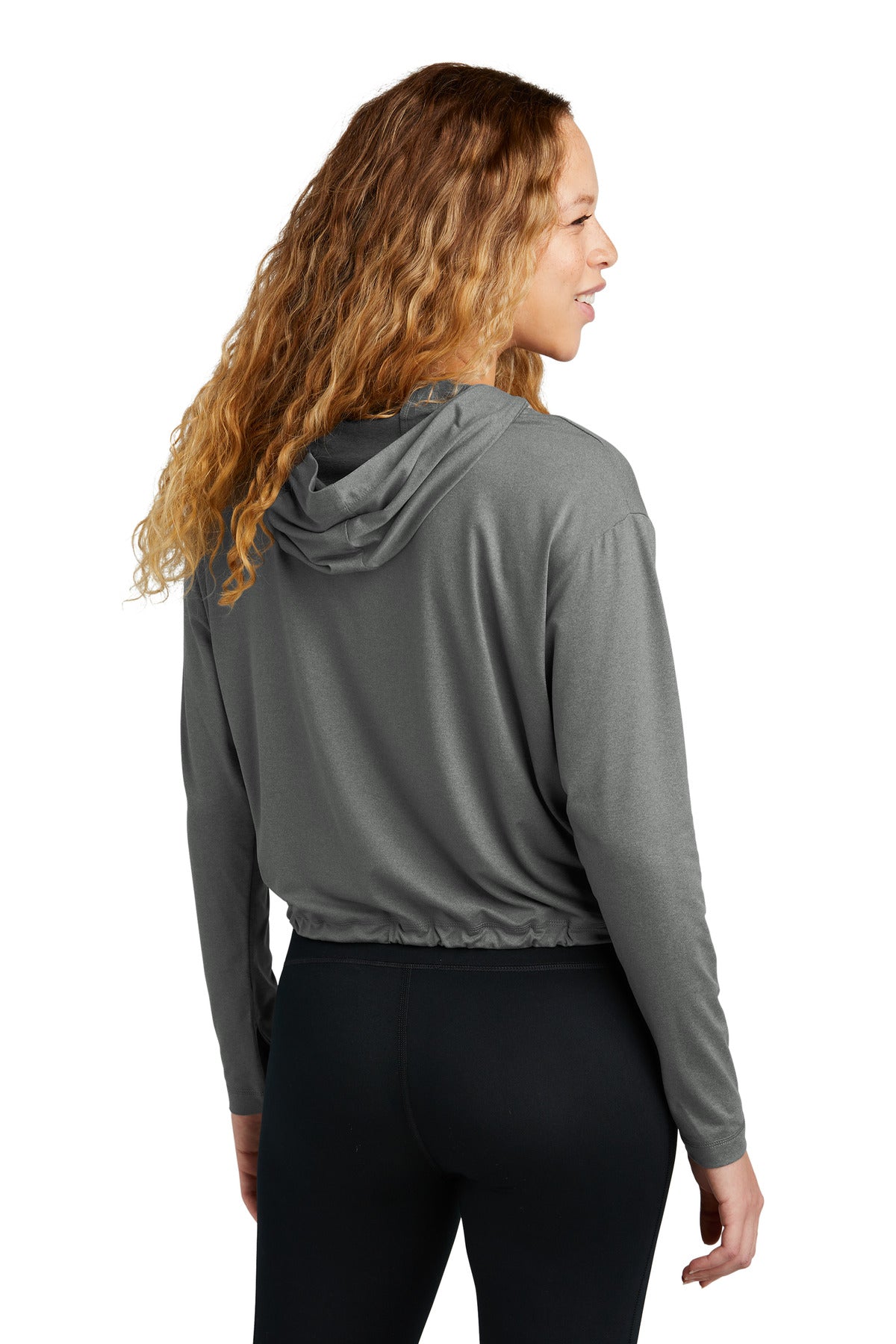 New Era Women's Power Long Sleeve Hoodie - Shadow Grey Heather