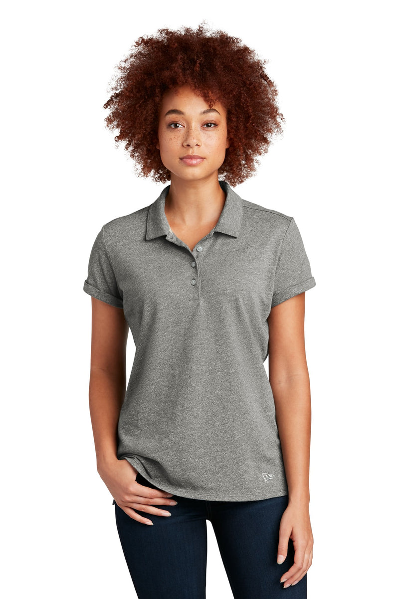 New Era  Women's Slub Twist Polo - Shadow Grey Twist