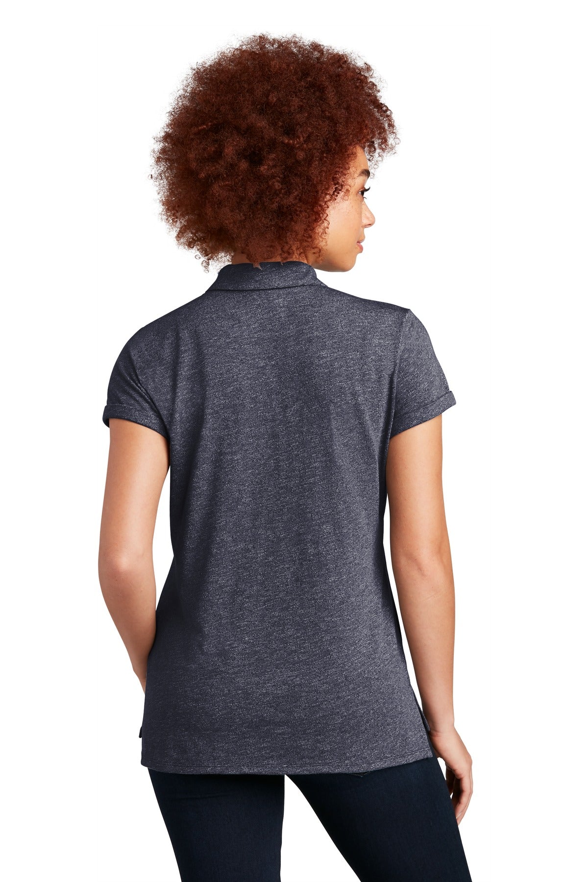 New Era  Women's Slub Twist Polo - True Navy Twist