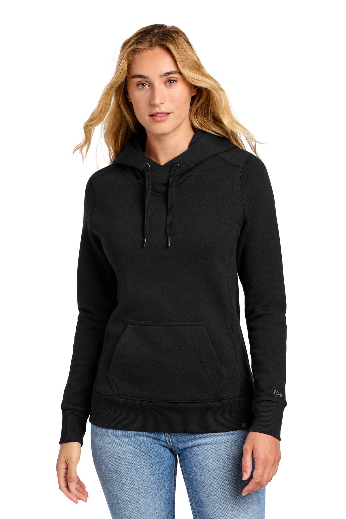 New Era  Women's French Terry Pullover Hoodie - Black