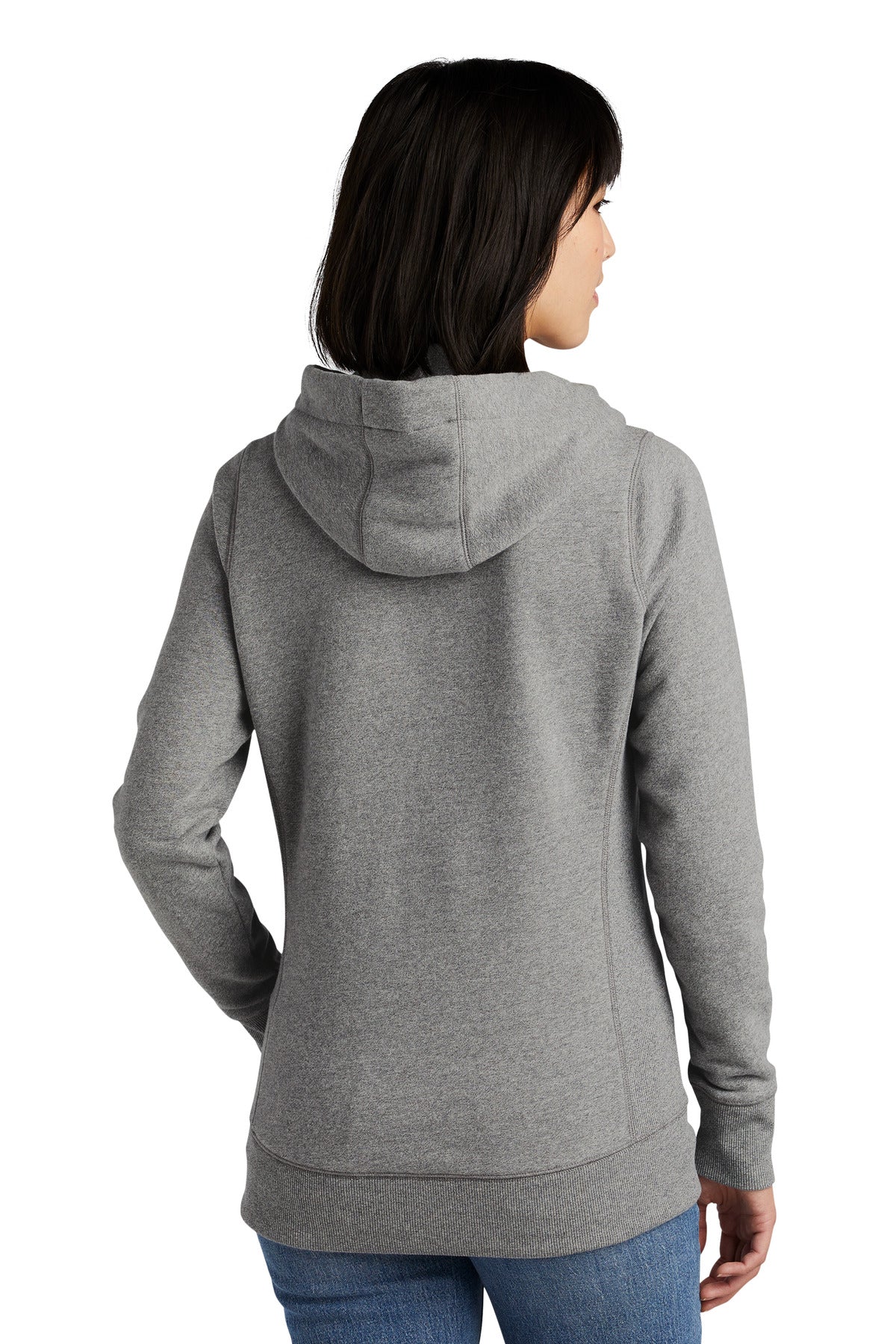 New Era  Women's French Terry Pullover Hoodie - Light Graphite Twist