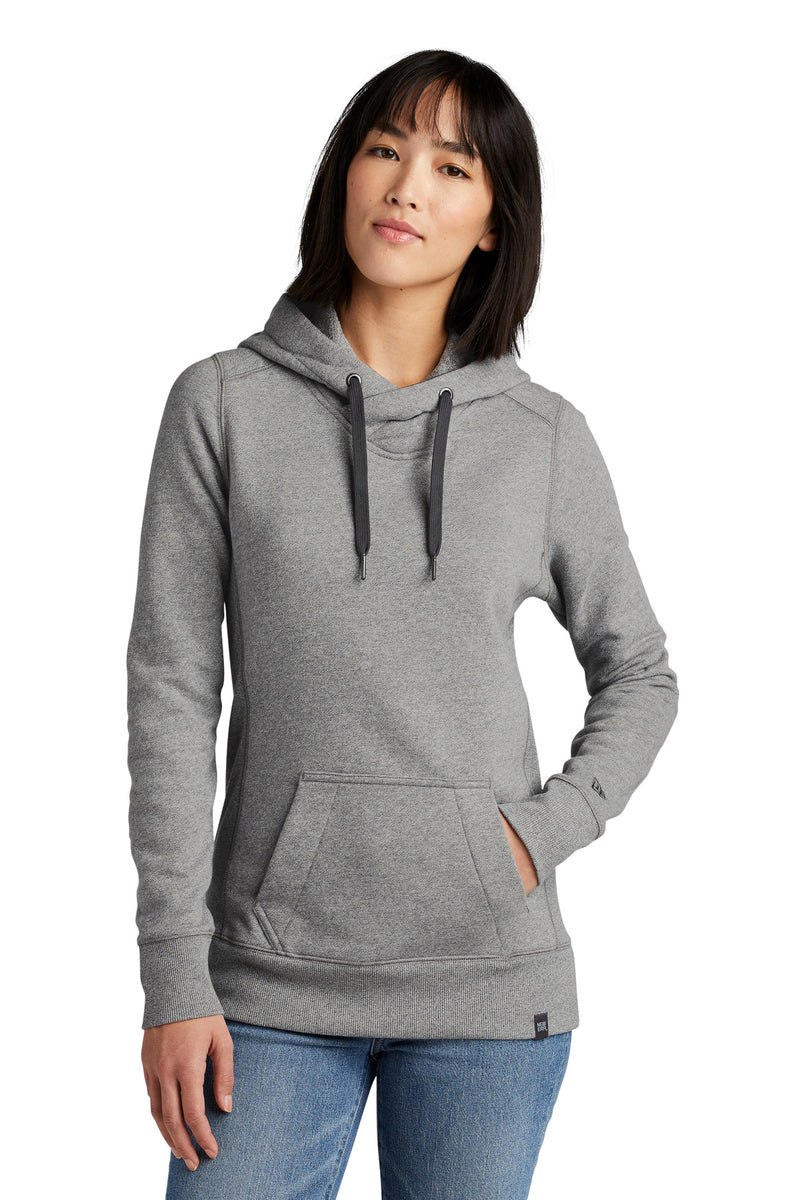 New Era  Women's French Terry Pullover Hoodie - Light Graphite Twist