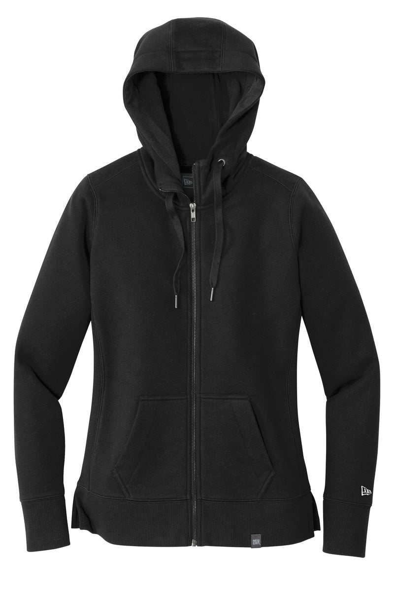 New Era  Women's French Terry Full-Zip Hoodie - Black