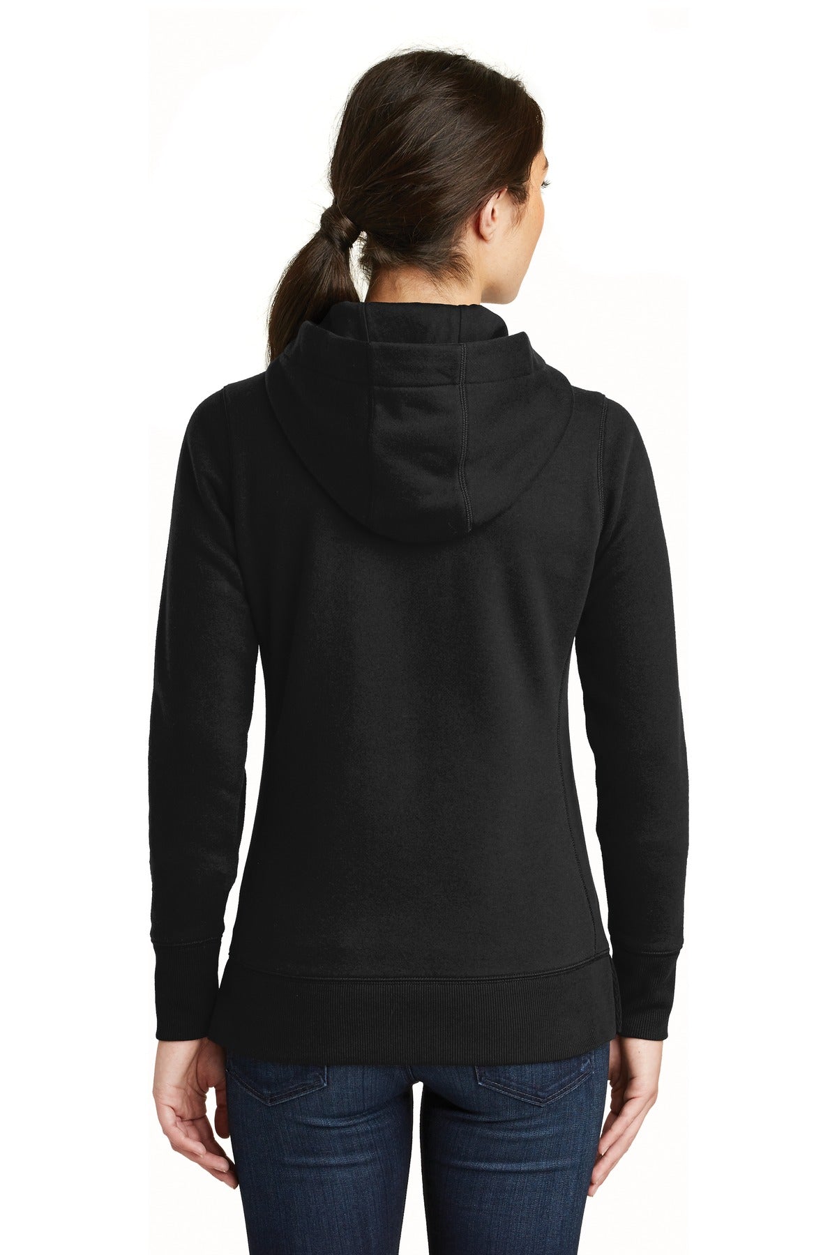 New Era  Women's French Terry Full-Zip Hoodie - Black