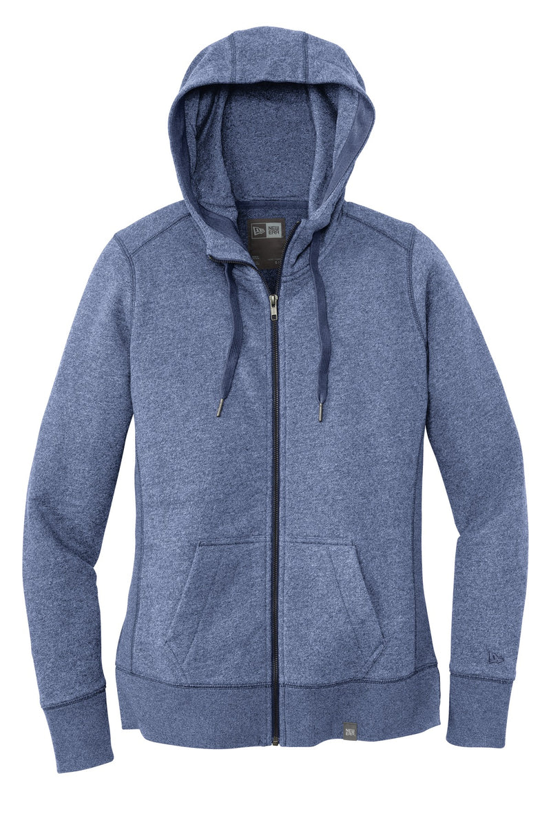 New Era  Women's French Terry Full-Zip Hoodie - Dark Royal Twist