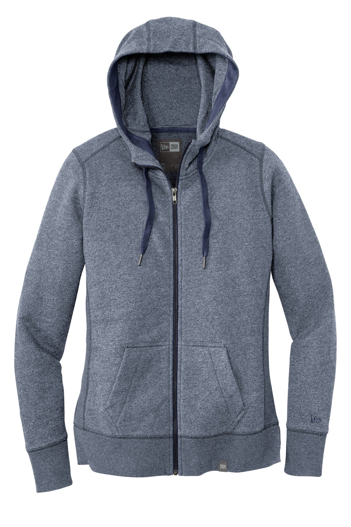 New Era  Women's French Terry Full-Zip Hoodie - True Navy Twist