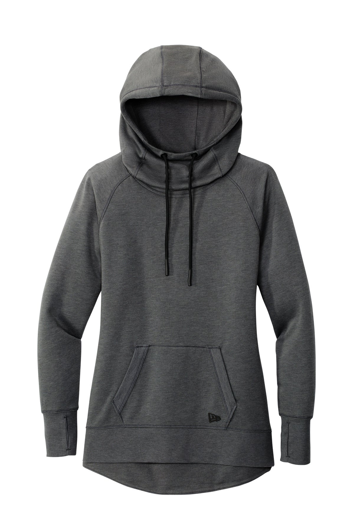 New Era  Women's Tri-Blend Fleece Pullover Hoodie - Black Heather