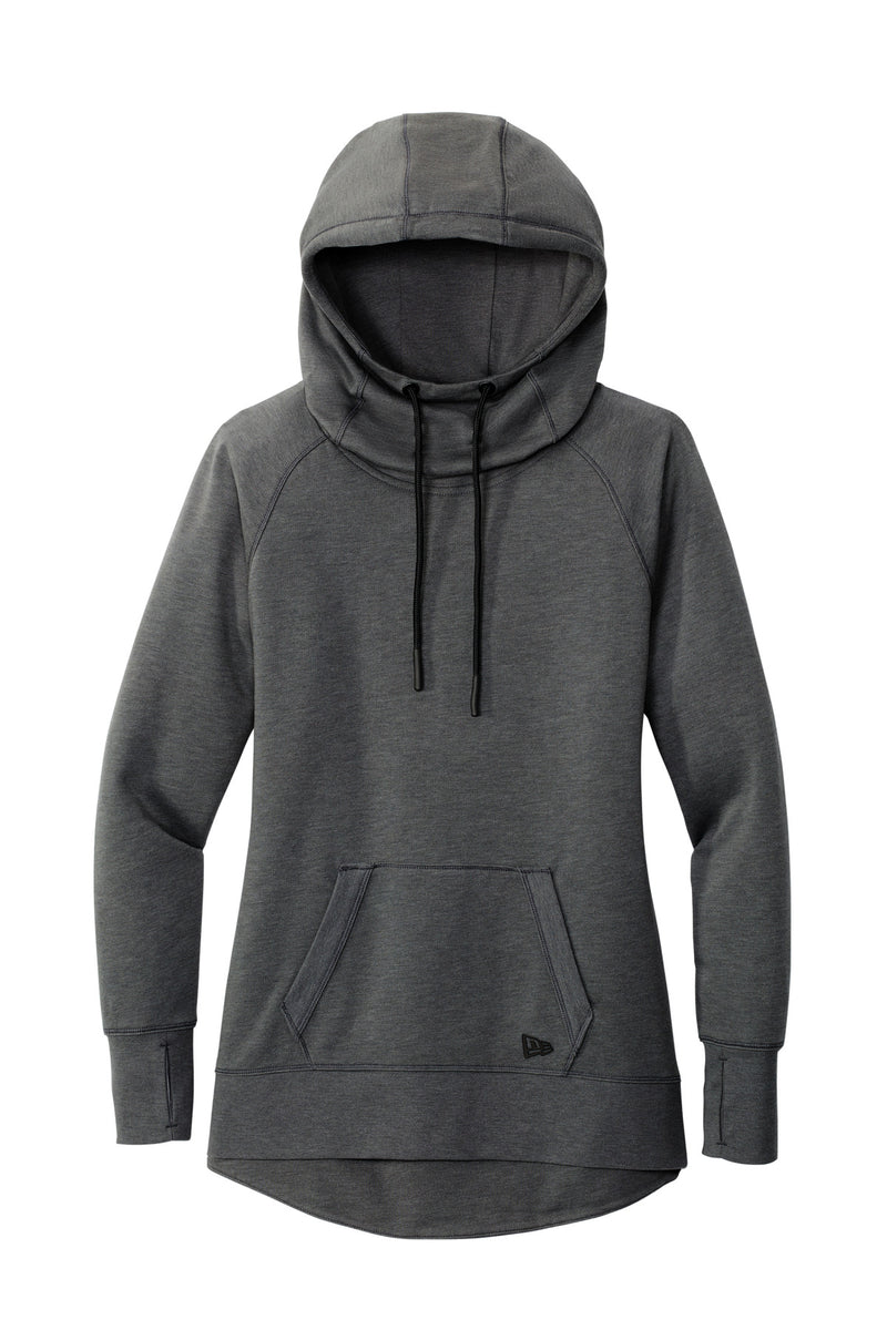 New Era  Women's Tri-Blend Fleece Pullover Hoodie - Black Heather