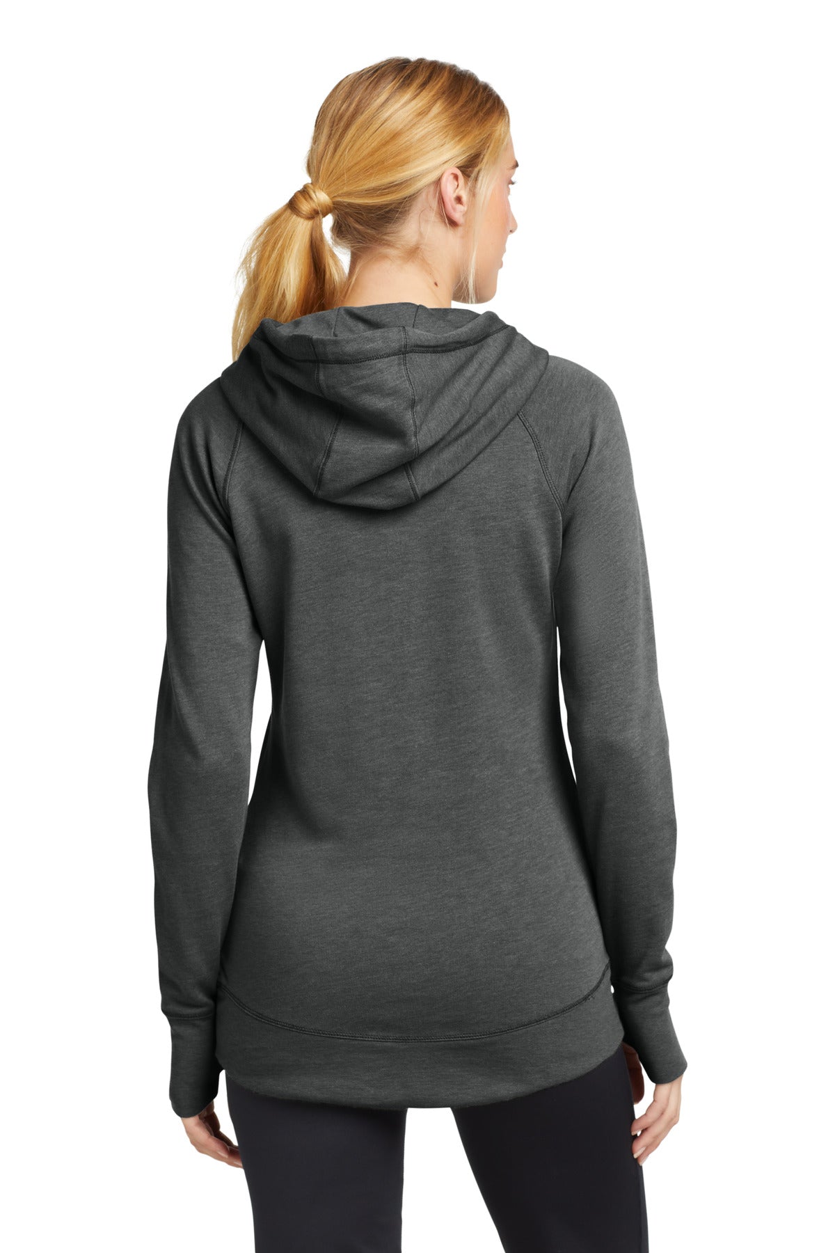 New Era  Women's Tri-Blend Fleece Pullover Hoodie - Black Heather
