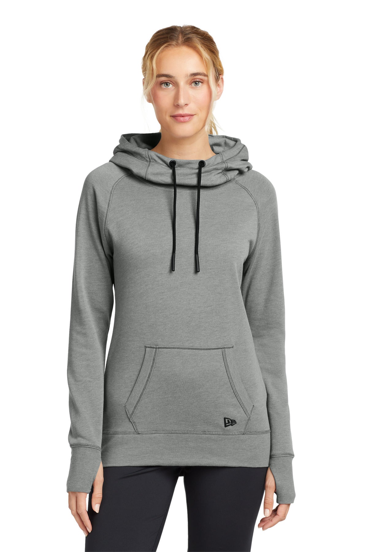 New Era  Women's Tri-Blend Fleece Pullover Hoodie - Shadow Grey Heather