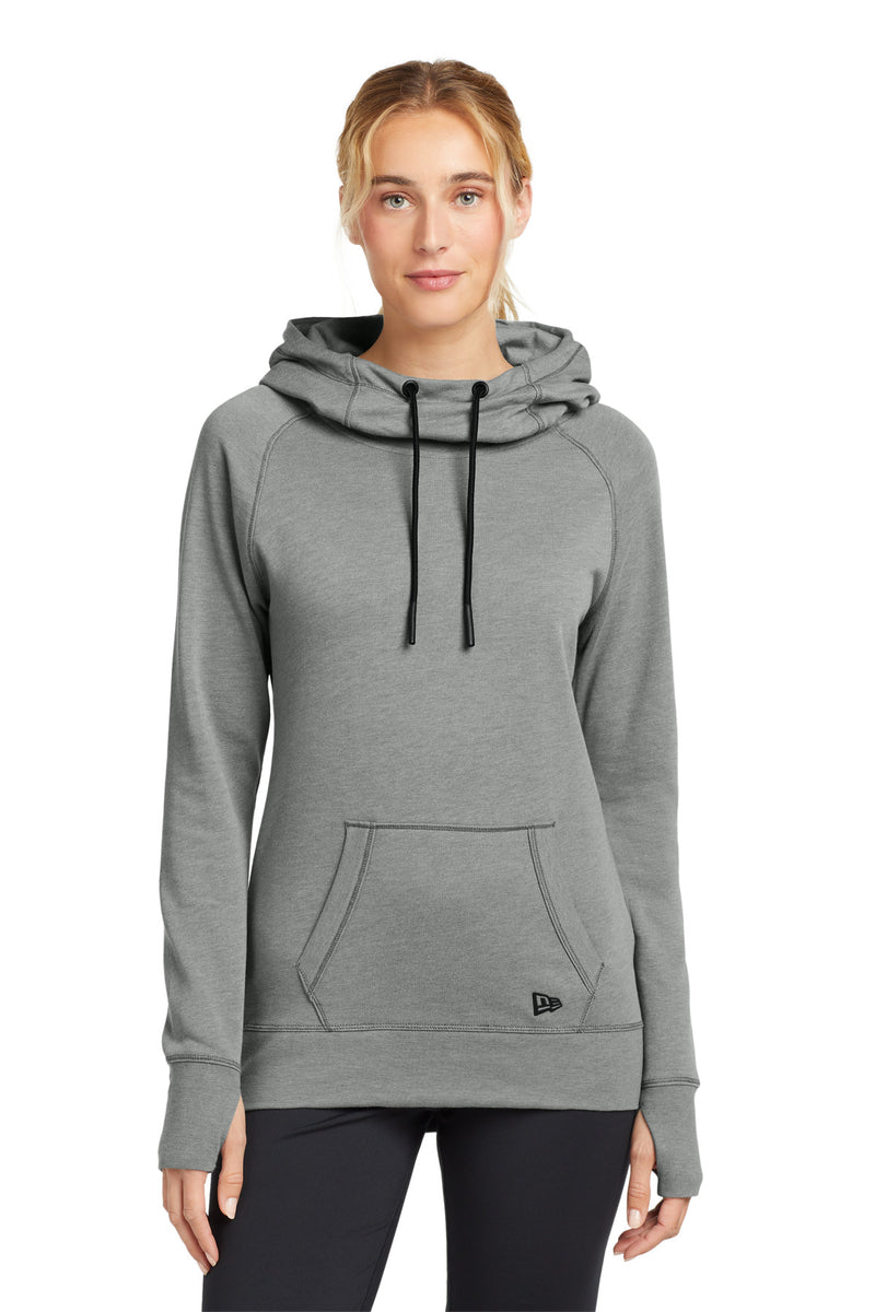 New Era  Women's Tri-Blend Fleece Pullover Hoodie - Shadow Grey Heather