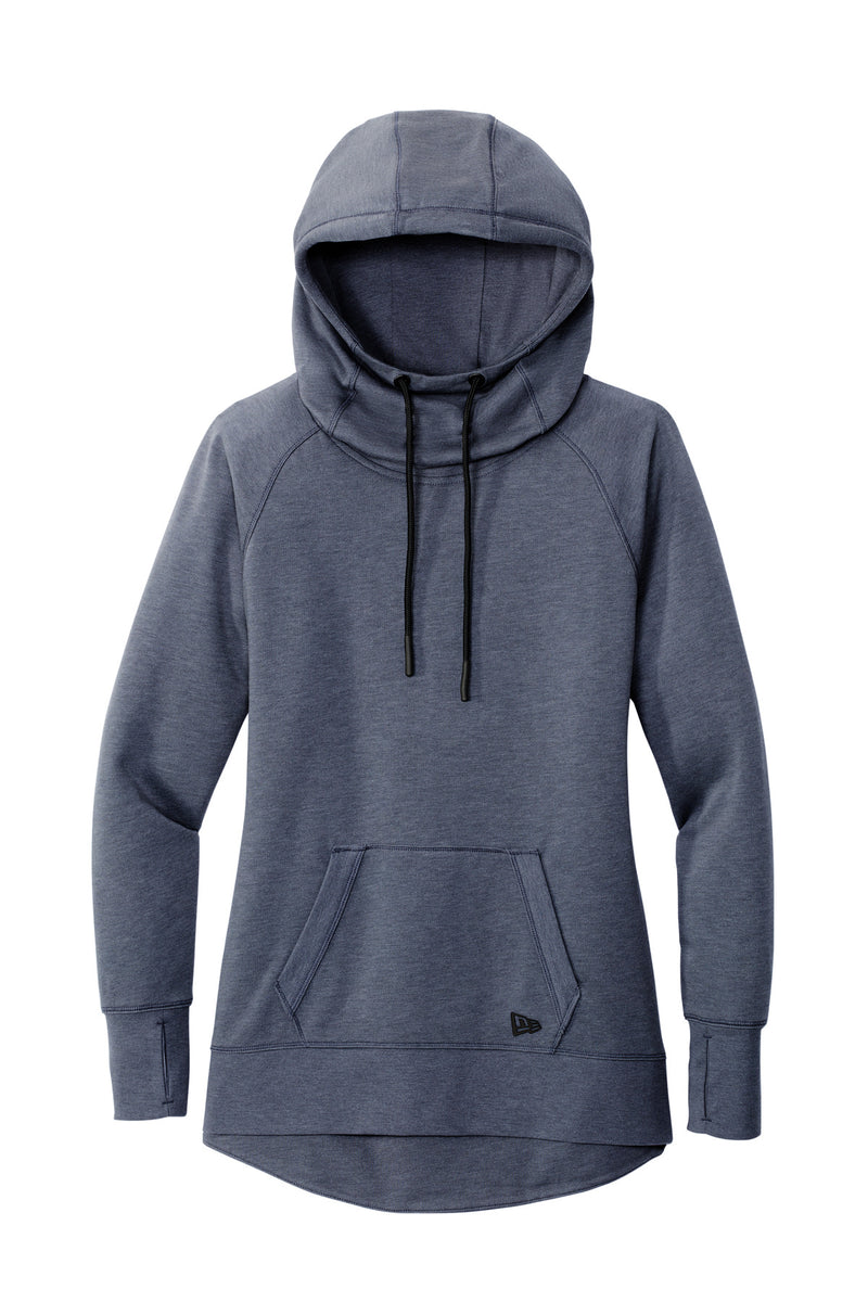New Era  Women's Tri-Blend Fleece Pullover Hoodie - True Navy Heather