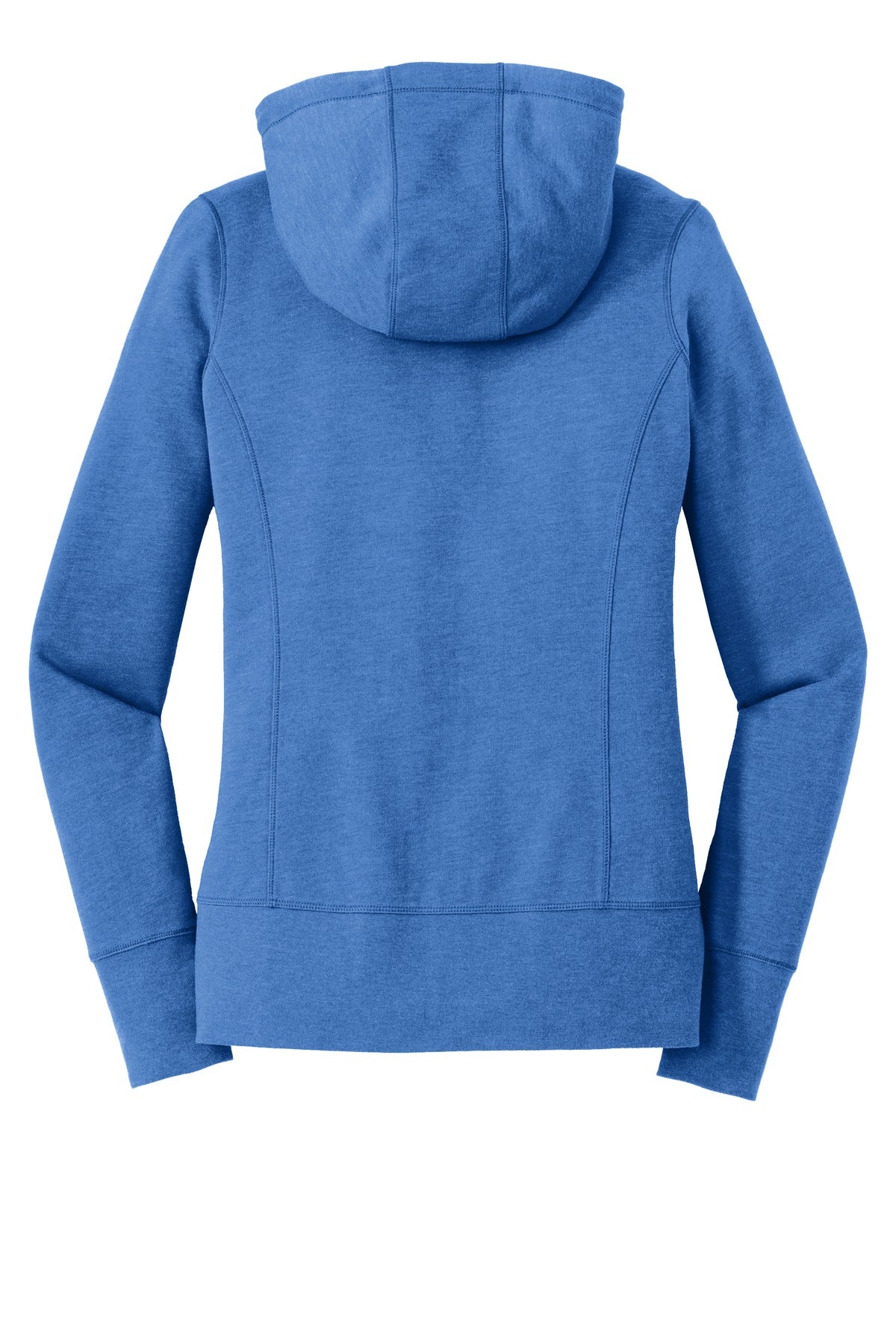 New Era  Women's Tri-Blend Fleece Full-Zip Hoodie - Royal Heather