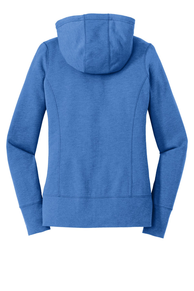 New Era  Women's Tri-Blend Fleece Full-Zip Hoodie - Royal Heather