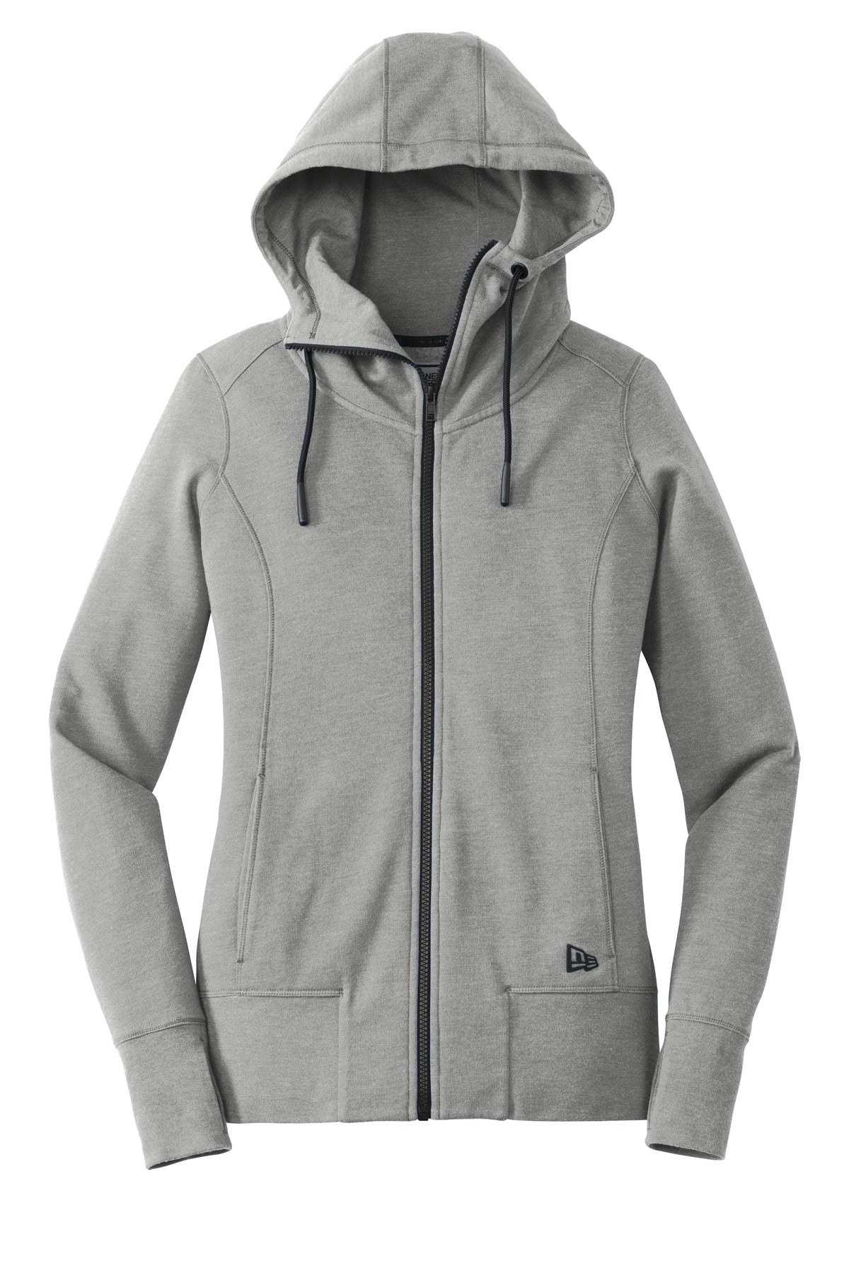 New Era  Women's Tri-Blend Fleece Full-Zip Hoodie - Shadow Grey Heather