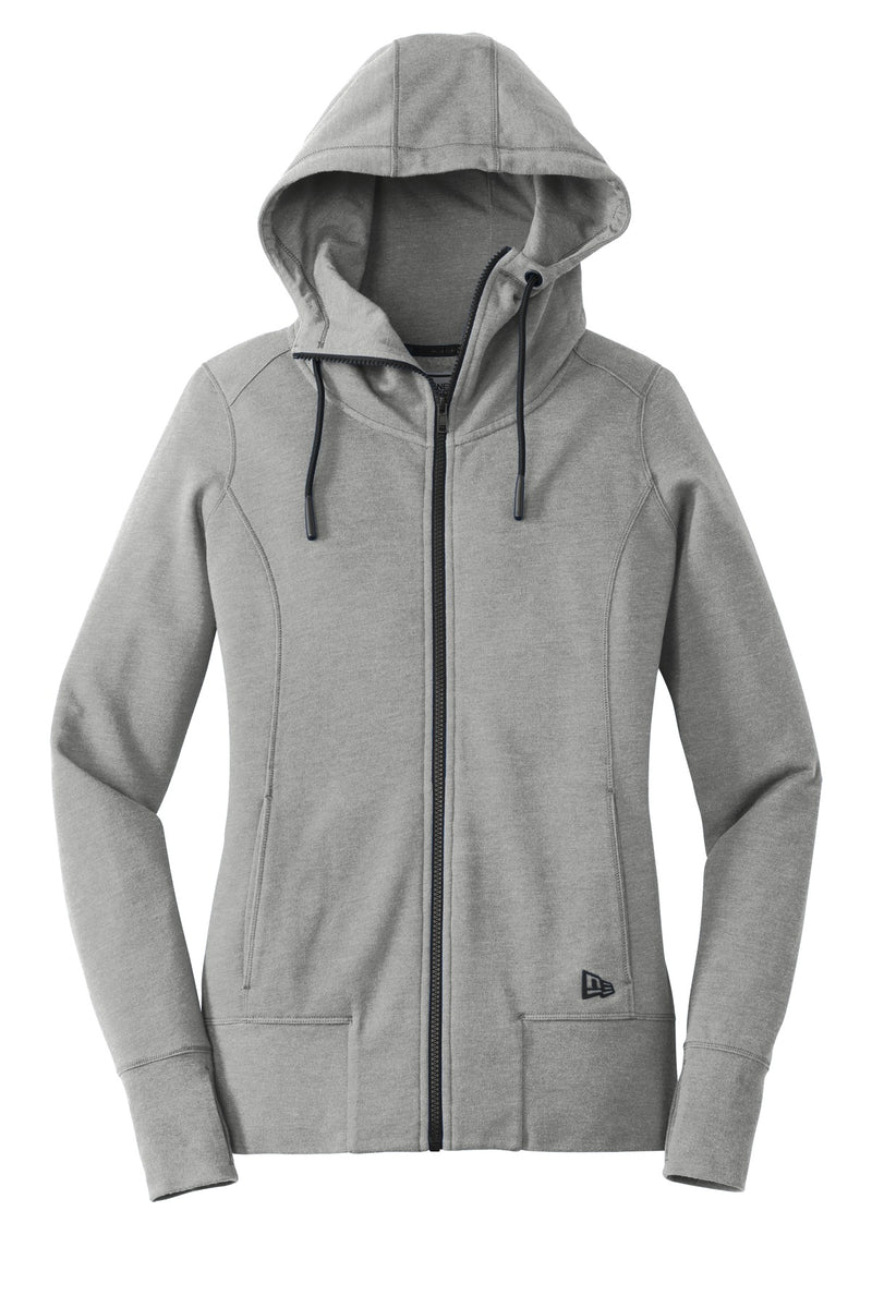 New Era  Women's Tri-Blend Fleece Full-Zip Hoodie - Shadow Grey Heather