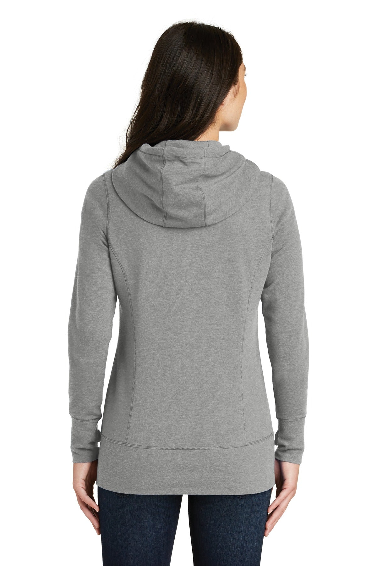 New Era  Women's Tri-Blend Fleece Full-Zip Hoodie - Shadow Grey Heather