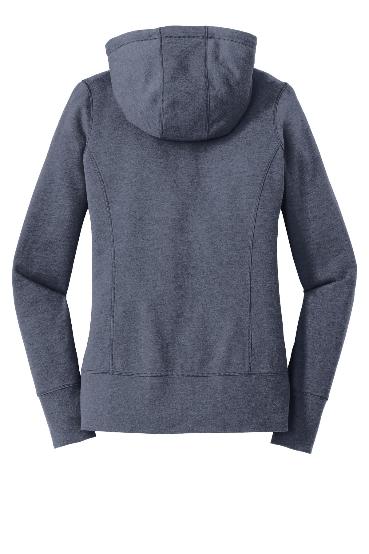 New Era  Women's Tri-Blend Fleece Full-Zip Hoodie - True Navy Heather