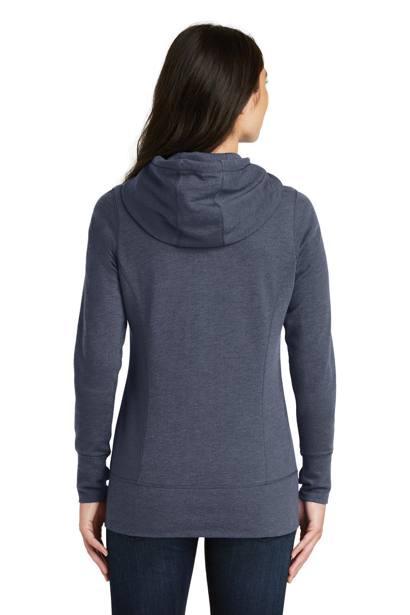 New Era  Women's Tri-Blend Fleece Full-Zip Hoodie - True Navy Heather