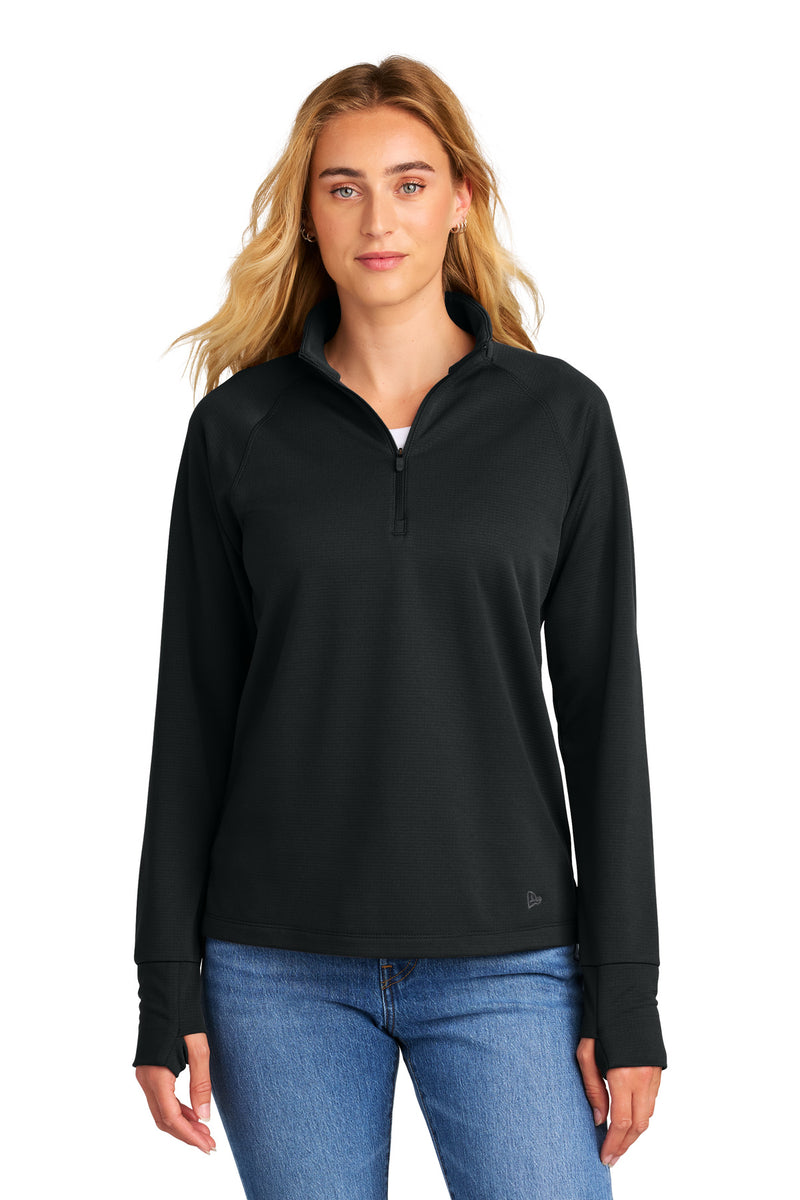 New Era Women's Stand Out 1/4-Zip - Black