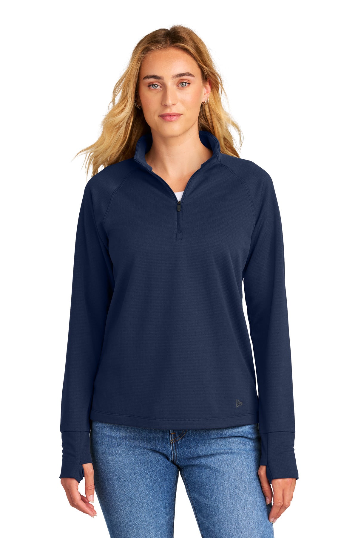 New Era Women's Stand Out 1/4-Zip - True Navy