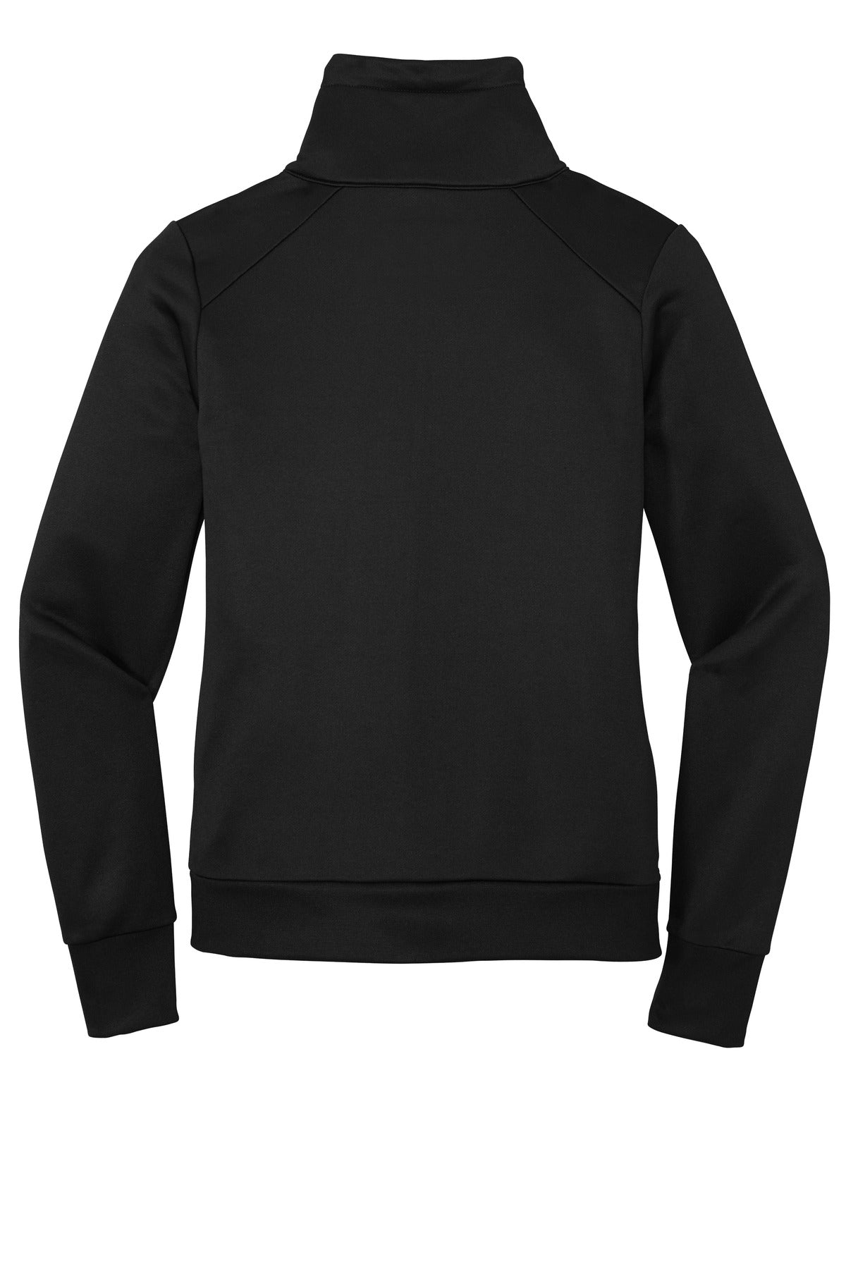 New Era Women's Performance Terry Full-Zip Cowl - Black