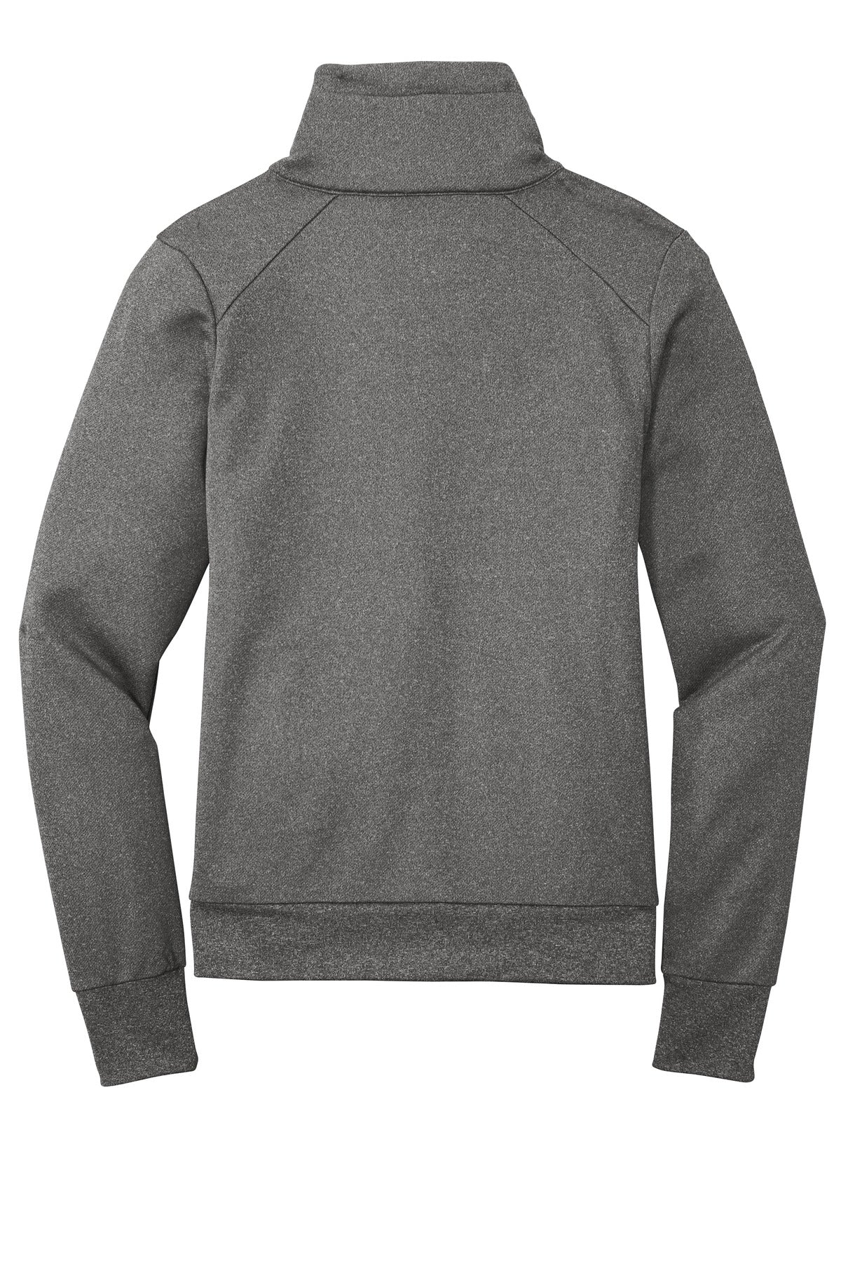 New Era Women's Performance Terry Full-Zip Cowl - Graphite Heather