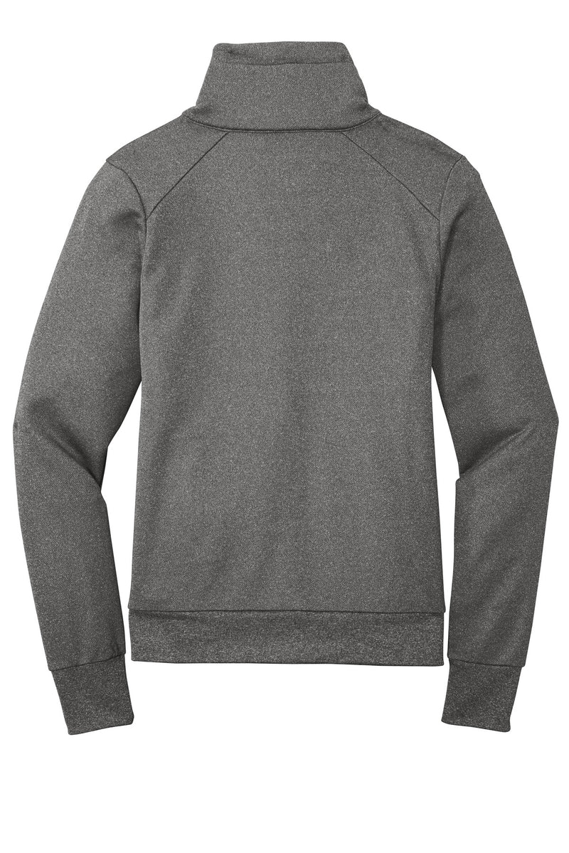 New Era Women's Performance Terry Full-Zip Cowl - Graphite Heather