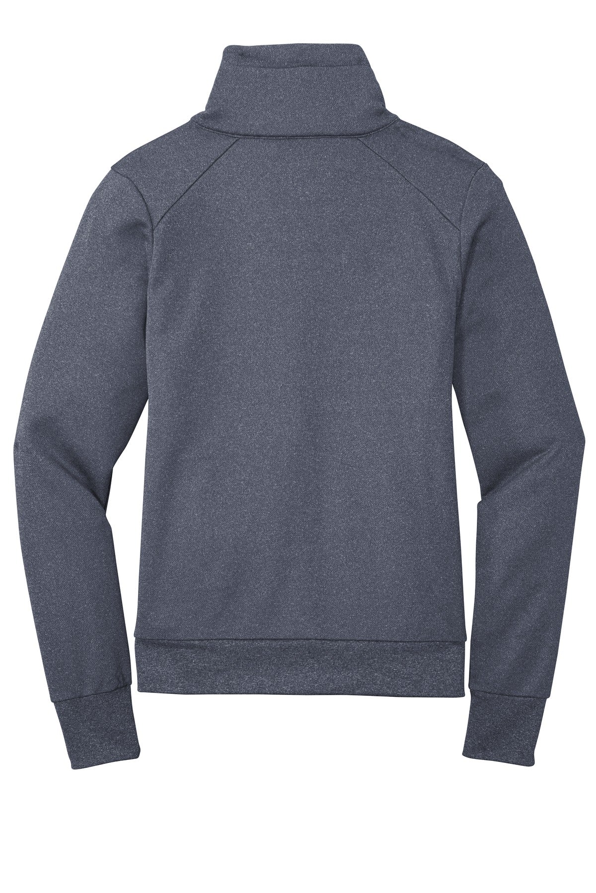 New Era Women's Performance Terry Full-Zip Cowl - True Navy Heather