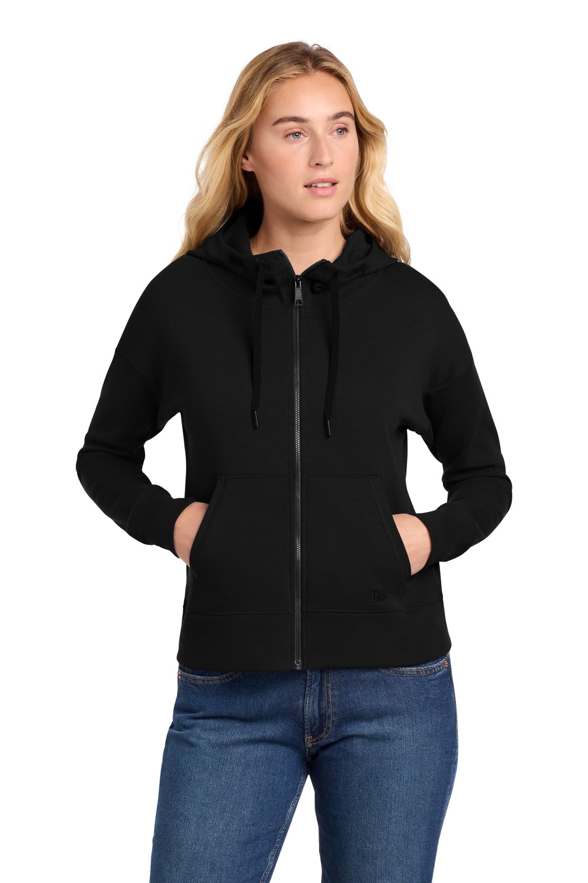 New Era Women's STS Full-Zip Hoodie - Black