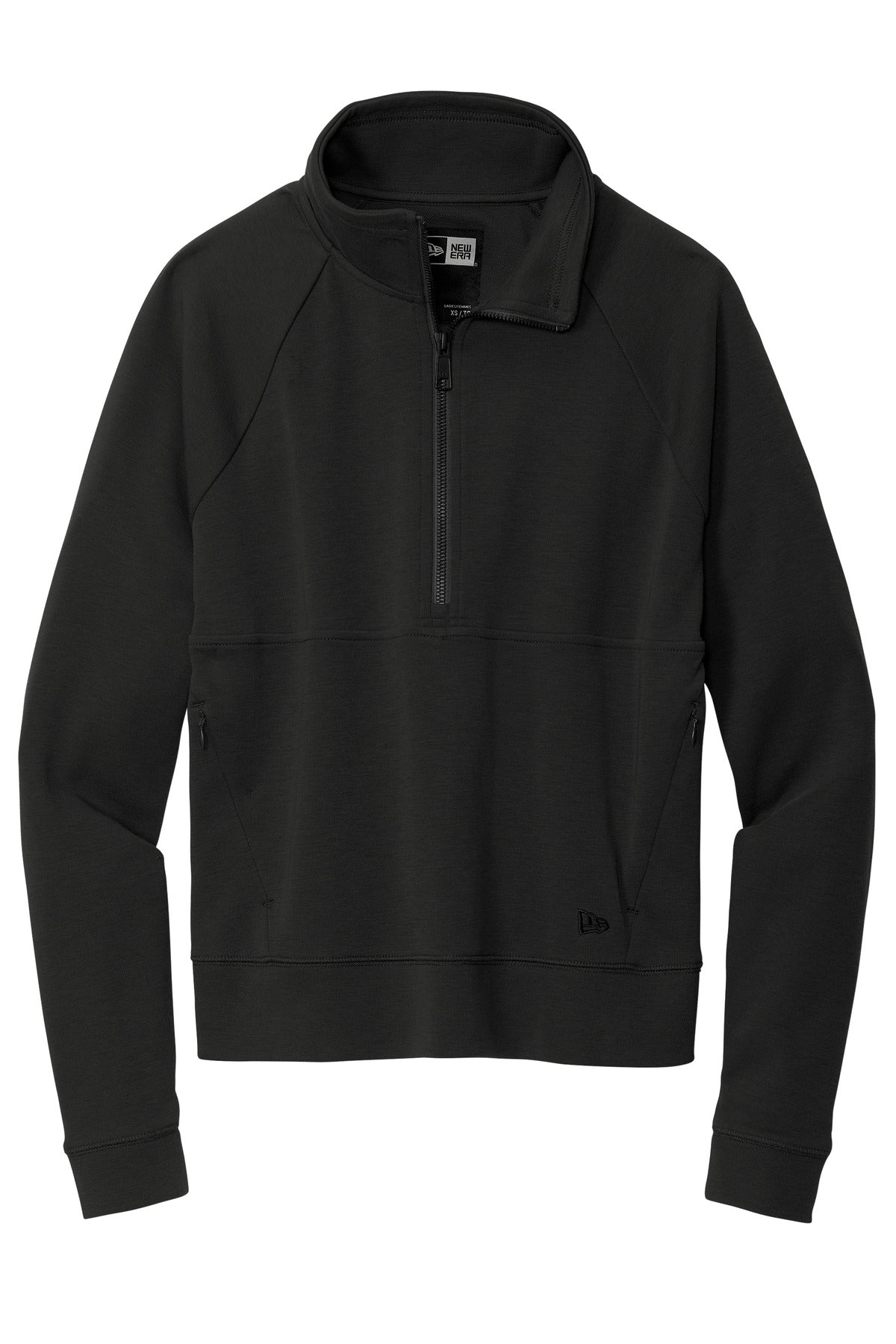 New Era Women's STS 1/2-Zip - Black
