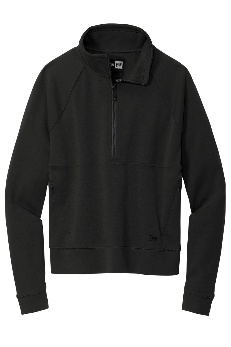New Era Women's STS 1/2-Zip - Black