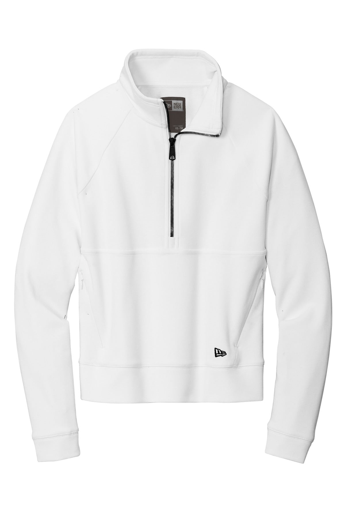 New Era Women's STS 1/2-Zip - Fan White